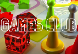 Games Club (age guide 7 – 12) Friday 11am