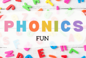 Phonics Fun (age guide 5 – 7) Wednesday 12pm