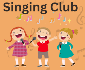 Singing Club (age guide 7-16) Monday 12pm