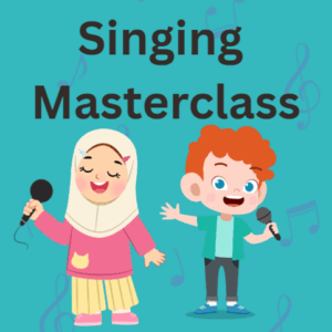 Singing Masterclass (age guide 10-16) Monday 11am