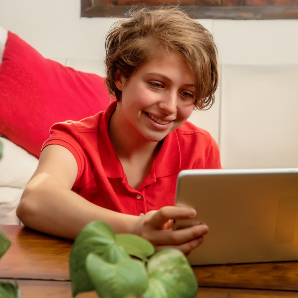teen home educated student learning through interactive and interest led activities UK