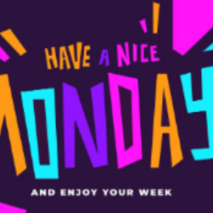 Monday Morning Motivate! Monday 9am
