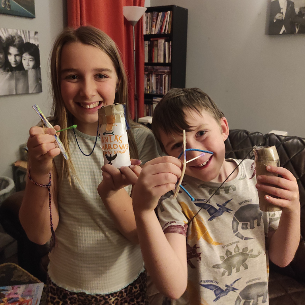 child taking part in creative enrichment activities alongside home education learning UK
