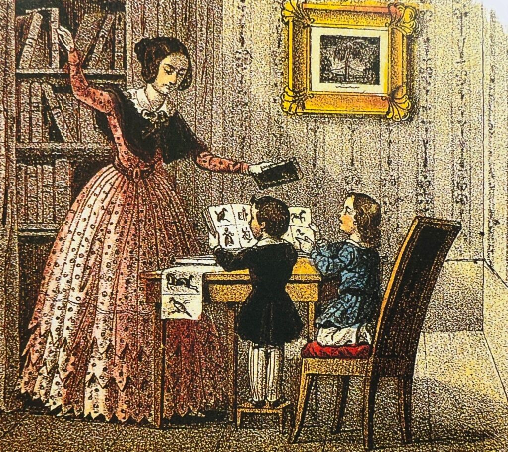 19th century homeschooling UK children learning at home
